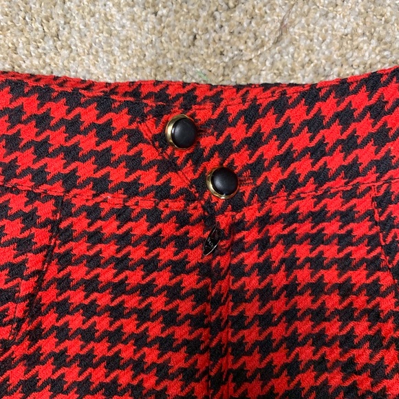 Vintage Wool Houndstooth Pencil Skirt - Picture 6 of 7